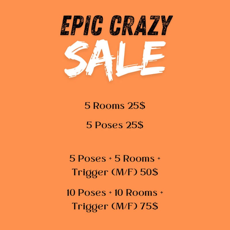 EPIC SALE — 5 Poses
