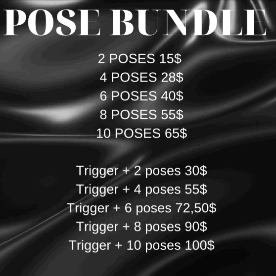 POSE BUNDLE DEAL — 10 Poses